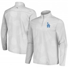 Los Angeles Dodgers Tommy Bahama Gray Delray Frond IslandZone Half-Zip Jacket