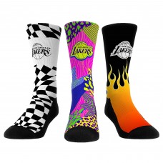 Три пары носков Los Angeles Lakers Rock Em Socks Unisex Team Vibes