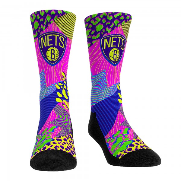 Три пары носков Brooklyn Nets Rock Em Socks Unisex Team Vibes