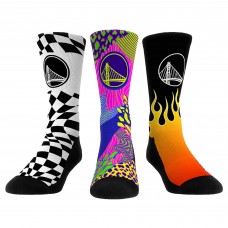 Три пары носков Unisex Golden State Warriors Rock Em Socks Team Vibes Crew