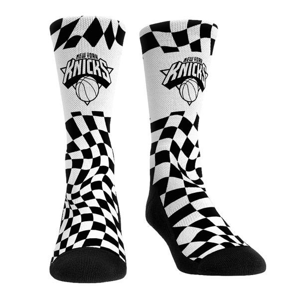 Unisex New York Knicks Rock Em Socks Team Vibes Three-Pack Crew Socks Set