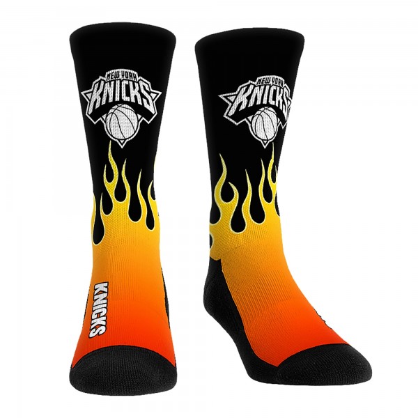 Unisex New York Knicks Rock Em Socks Team Vibes Three-Pack Crew Socks Set