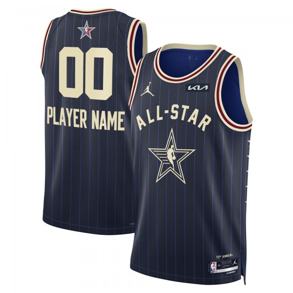 Именная игровая джерси Jordan Brand Unisex 2024 NBA All-Star Game Swingman - Navy
