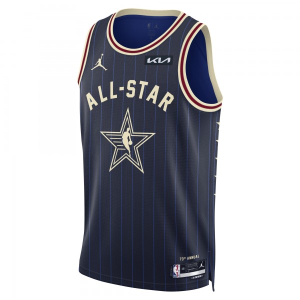 Именная игровая джерси Jordan Brand Unisex 2024 NBA All-Star Game Swingman - Navy