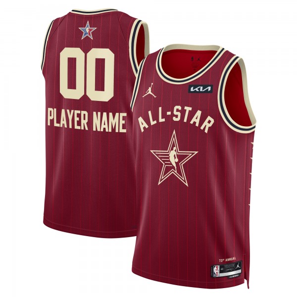 Именная игровая джерси Jordan Brand Unisex 2024 NBA All-Star Game Swingman - Crimson