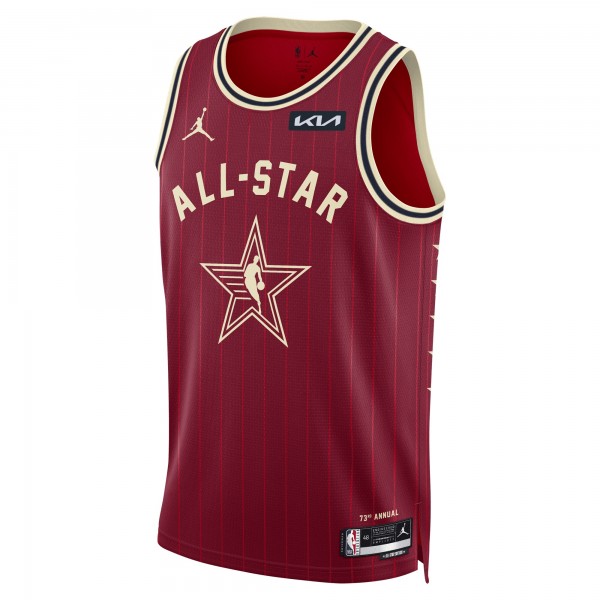 Именная игровая джерси Jordan Brand Unisex 2024 NBA All-Star Game Swingman - Crimson