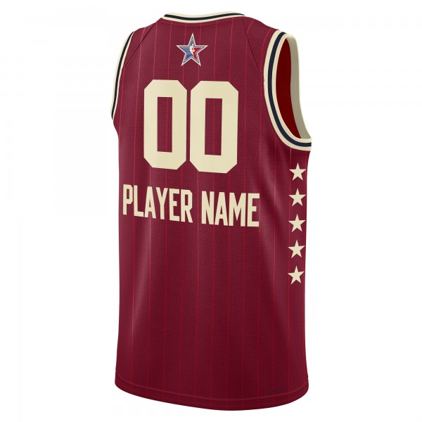 Именная игровая джерси Jordan Brand Unisex 2024 NBA All-Star Game Swingman - Crimson