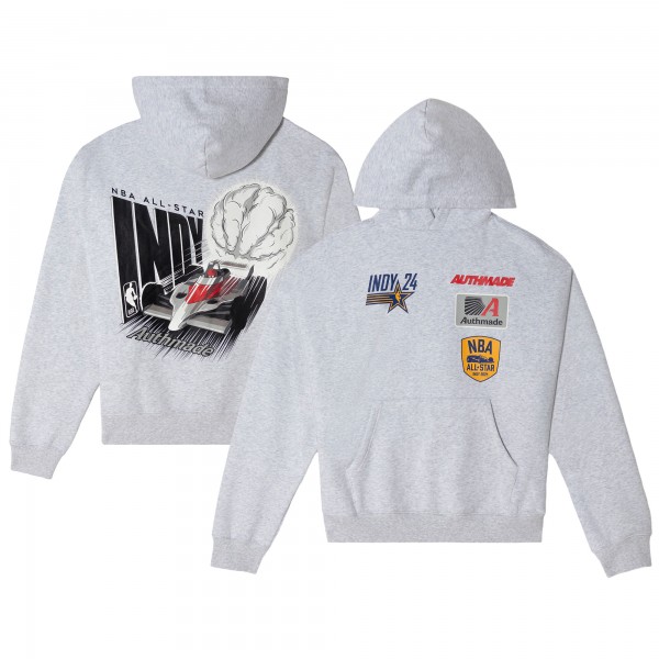 Толстовка Authmade Unisex 2024 NBA All-Star Game Indy Zoom Premium - Gray
