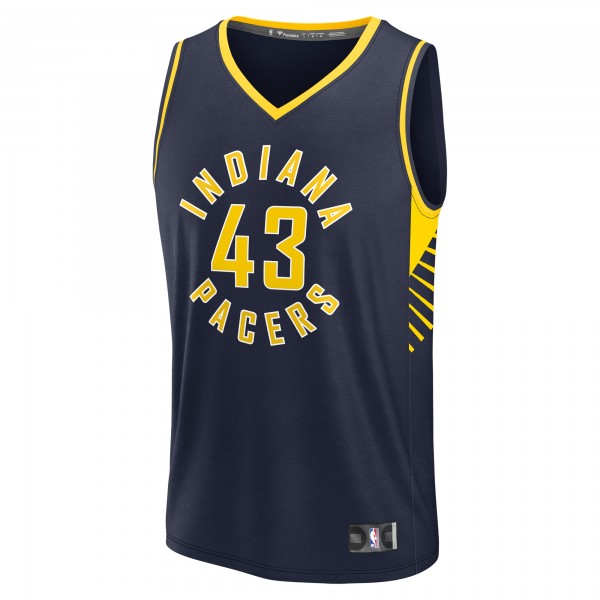 Игровая джерси Pascal Siakam Indiana Pacers Youth Fast Break Player - Icon Edition - Navy