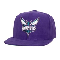 Бейсболка Charlotte Hornets Mitchell & Ness Sweet Suede - Purple