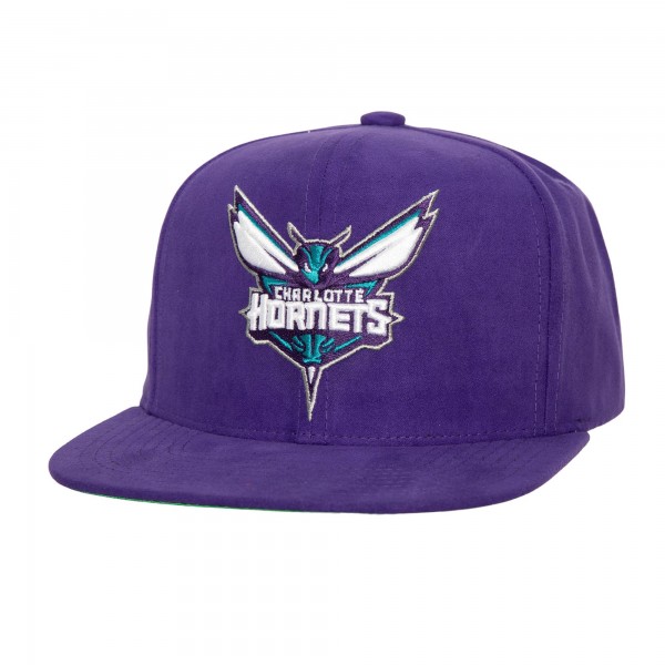 Бейсболка Charlotte Hornets Mitchell & Ness Sweet Suede - Purple
