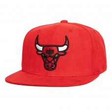 Бейсболка Chicago Bulls Mitchell & Ness Sweet Suede - Red