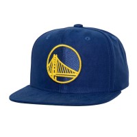 Бейсболка Golden State Warriors Mitchell & Ness Sweet Suede - Royal