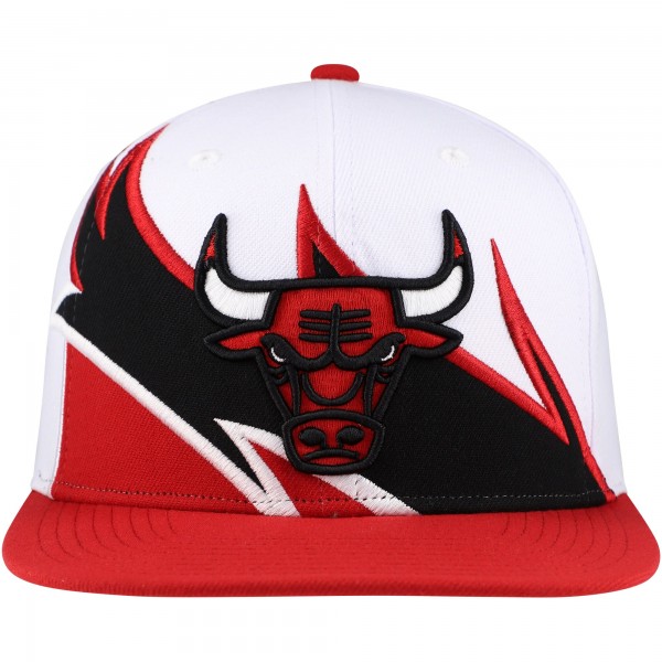 Бейсболка Chicago Bulls Mitchell & Ness Waverunner - White/Red