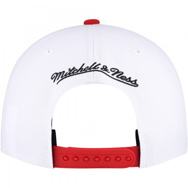Бейсболка Chicago Bulls Mitchell & Ness Waverunner - White/Red