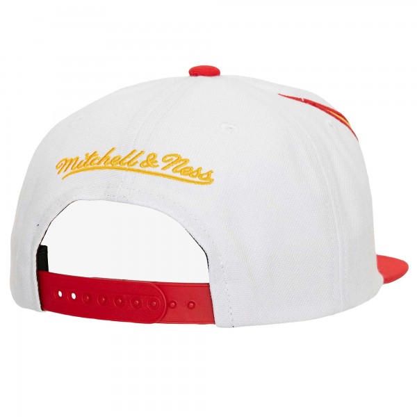 Бейсболка Atlanta Hawks Mitchell & Ness Waverunner - White/Red