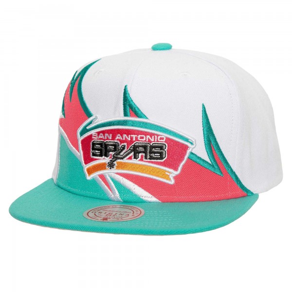 Бейсболка San Antonio Spurs Mitchell & Ness Waverunner - White/Turquoise