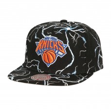 New York Knicks Mitchell & Ness Storm Season Snapback Hat - Black