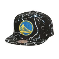 Бейсболка Golden State Warriors Mitchell & Ness Storm Season - Black
