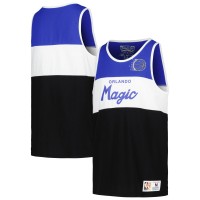 Подростковая Orlando Magic Mitchell & Ness Blue/Black Hardwood Classics Special Script Tank Top
