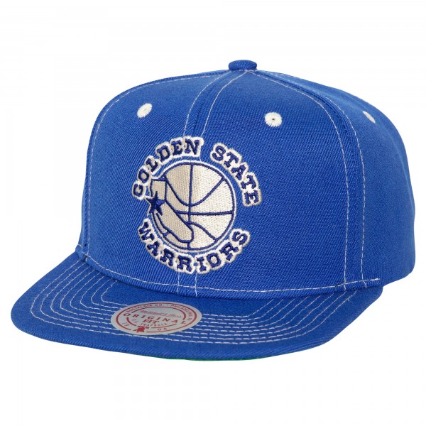 Бейсболка Golden State Warriors Mitchell & Ness Energy Contrast - Royal