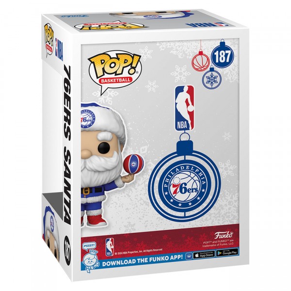 Philadelphia 76ers Santa Funko Pop! 2024 Fanatics Exclusive Vinyl Figure