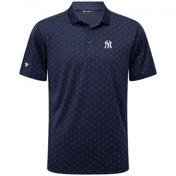 New York Yankees Levelwear Navy Detect Insignia Polo