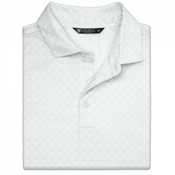 Los Angeles Dodgers Levelwear White System Insignia Polo
