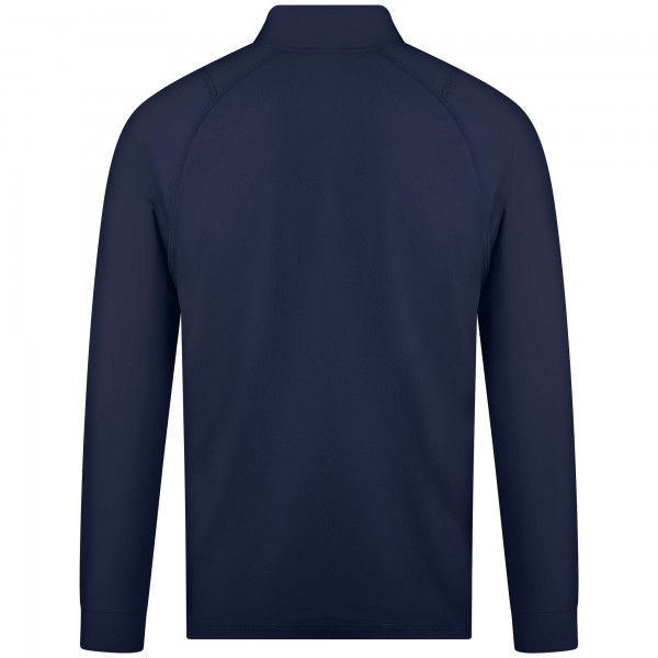 New York Yankees Levelwear Navy Theory Insignia Quarter-Zip Pullover