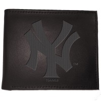 New York Yankees Black Hybrid Bi-Fold Wallet