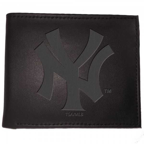 New York Yankees Black Hybrid Bi-Fold Wallet