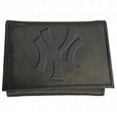 New York Yankees Black Hybrid Tri-Fold Wallet