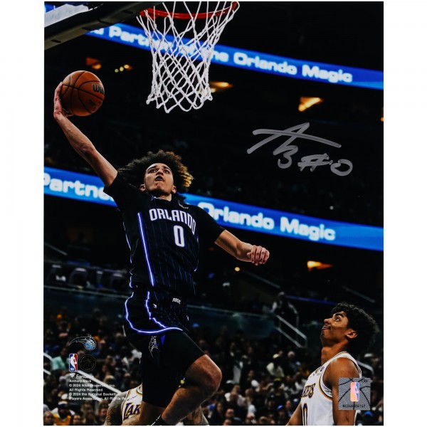 Anthony Black Orlando Magic Autographed Fanatics Authentic 8 x 10 Dunk vs. Los Angeles Lakers Photograph