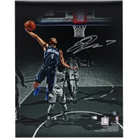 Jalen Suggs Orlando Magic Autographed Fanatics Authentic 11 x 14 Spotlight Dunking Photograph