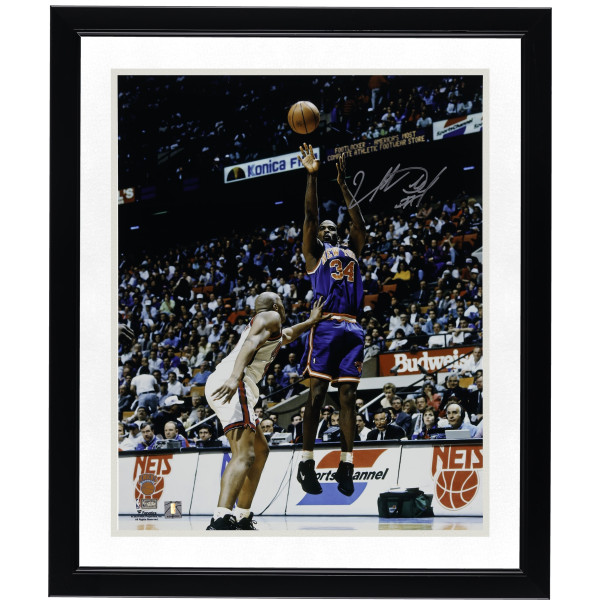 Фото с автографом Charles Oakley New York Knicks Fanatics Authentic 16 x 20 Shooting vs. New Jersey Nets