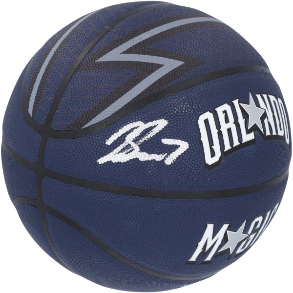 Jalen Suggs Orlando Magic Autographed Fanatics Authentic Wilson 2023-24 City Edition Collectors Basketball