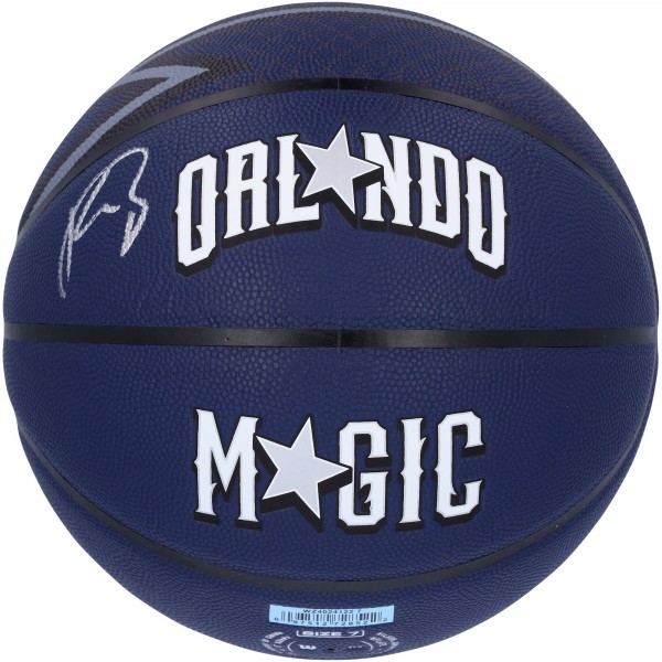 Paolo Banchero Orlando Magic Autographed Fanatics Authentic Wilson 2023-24 City Edition Collectors Basketball