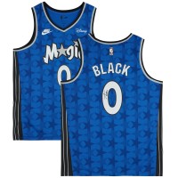 Игровая джерси Anthony Black Orlando Magic Autographed Fanatics Authentic Blue Nike 2023-2024 Classic Edition Swingman