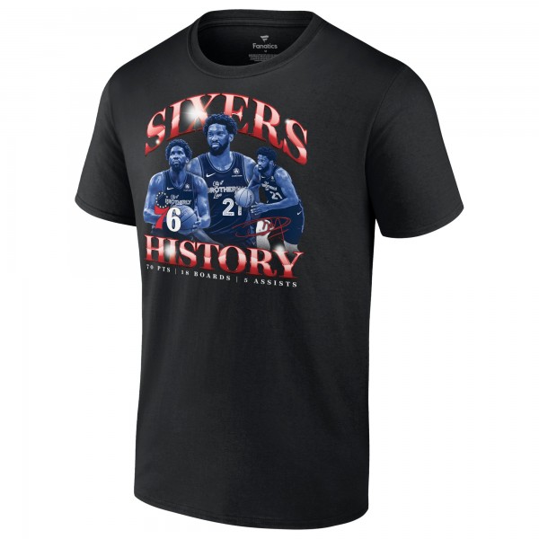 Philadelphia 76ers Joel Embiid Black History T-Shirt