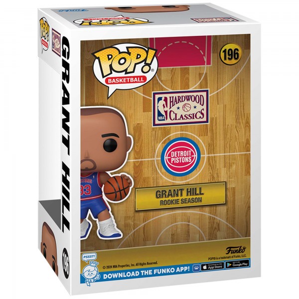 Detroit Pistons Funko Pop! #196 Grant Hill Vinyl Figure