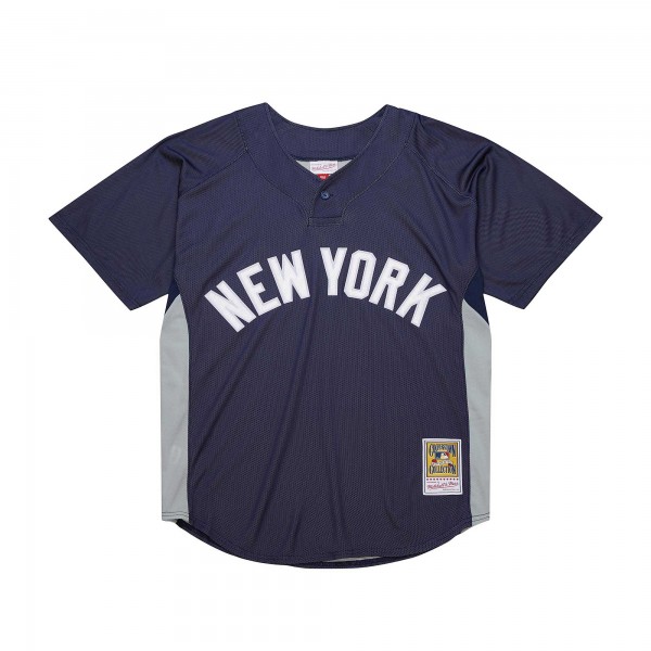 New York Yankees Derek Jeter Mitchell & Ness Navy Cooperstown Collection Batting Practice Jersey