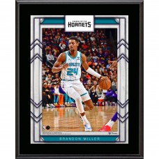 Brandon Miller Charlotte Hornets Authentic 10.5 x 13 Sublimated Player Plaque