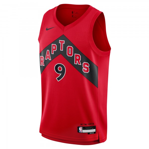 Подростковая Toronto Raptors RJ Barrett Nike Red Swingman Jersey - Icon Edition
