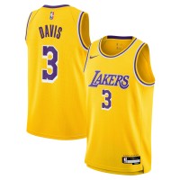 Игровая джерси Anthony Davis Los Angeles Lakers Nike Youth Swingman - Icon Edition - Gold