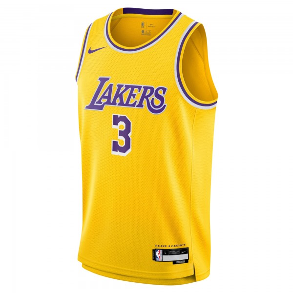 Игровая джерси Anthony Davis Los Angeles Lakers Nike Youth Swingman - Icon Edition - Gold