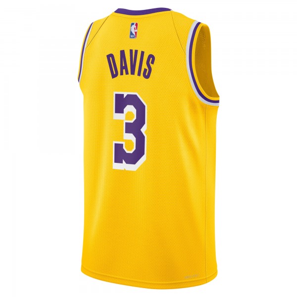Игровая джерси Anthony Davis Los Angeles Lakers Nike Youth Swingman - Icon Edition - Gold