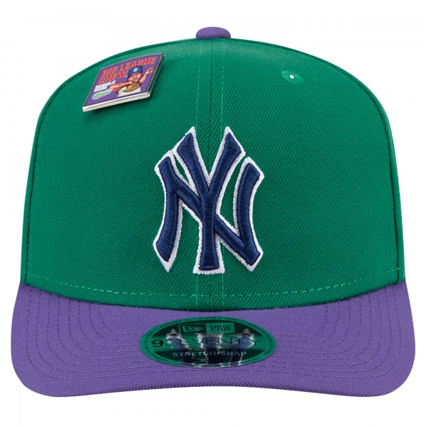 Бейсболка New York Yankees New Era Green/Purple 2024 Big League Chew Flavor Pack 9SEVENTY