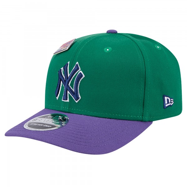 Бейсболка New York Yankees New Era Green/Purple 2024 Big League Chew Flavor Pack 9SEVENTY