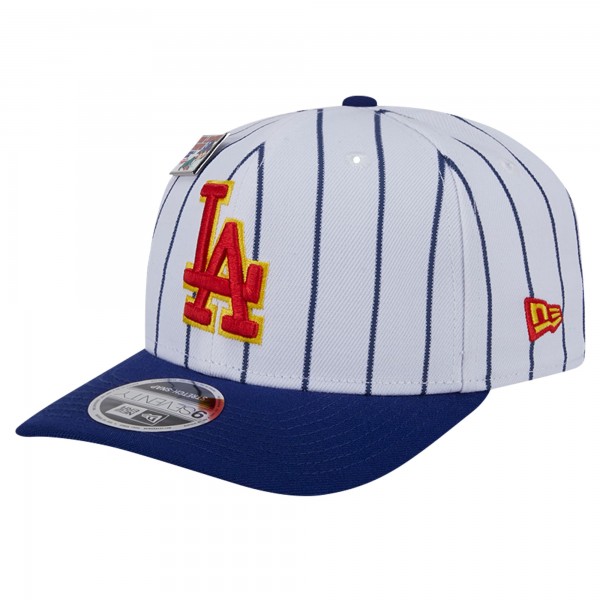 Бейсболка Los Angeles Dodgers New Era White/Royal 2024 Big League Chew Original 9SEVENTY