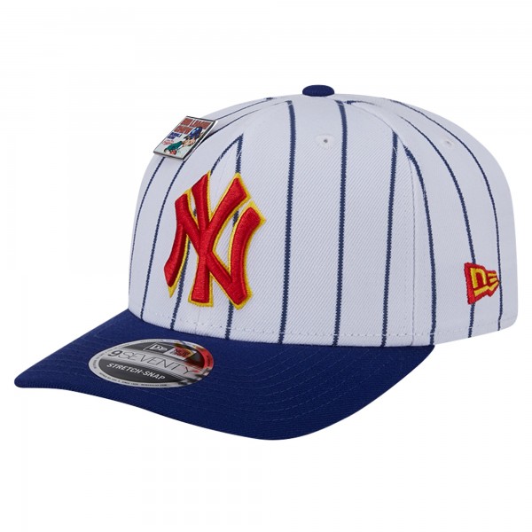 Бейсболка New York Yankees New Era White/Royal 2024 Big League Chew Original 9SEVENTY